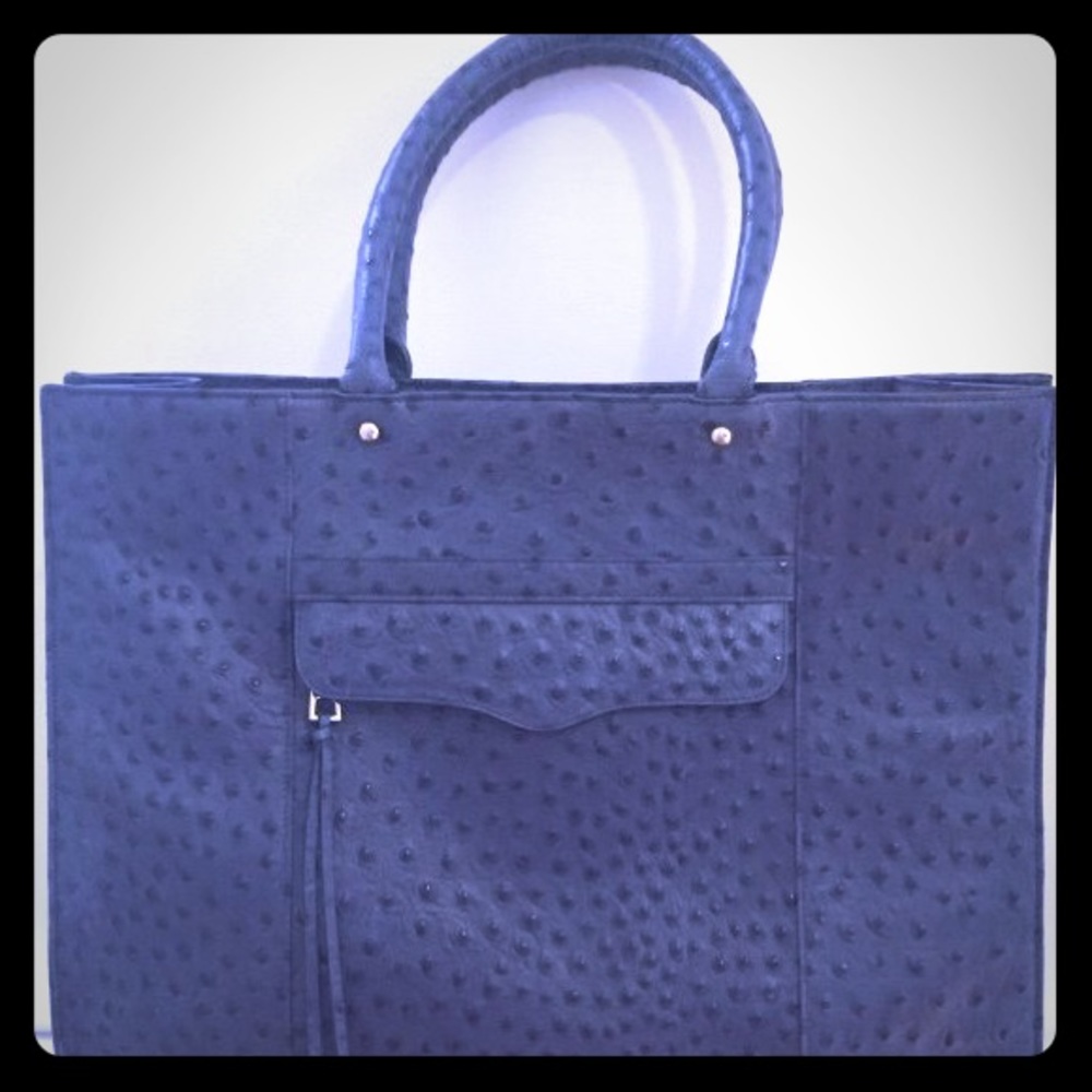 NWOT Rebecca Minkoff MAB Tote ostrich embossed